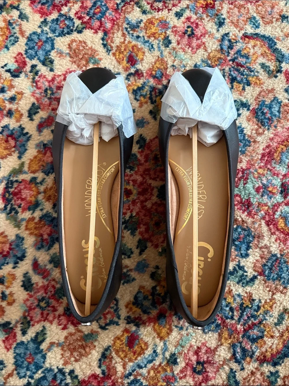 Circus by Sam Edelman Black Round-Toe Ballet Flats